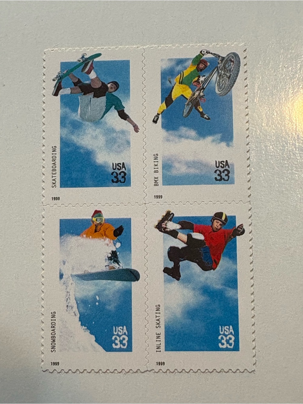 Ski Board Sports Stamps